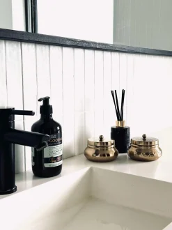 VIAMAJA Badeaccessories|Smykkeopbevaring<Krukke med låg – Golden Mix
