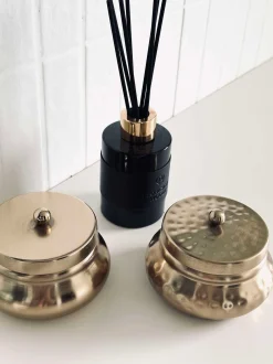 VIAMAJA Badeaccessories|Smykkeopbevaring<Krukke med låg – Golden Mix