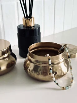 VIAMAJA Badeaccessories|Smykkeopbevaring<Krukke med låg – Golden Mix