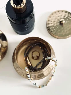 VIAMAJA Badeaccessories|Smykkeopbevaring<Krukke med låg – Golden Mix