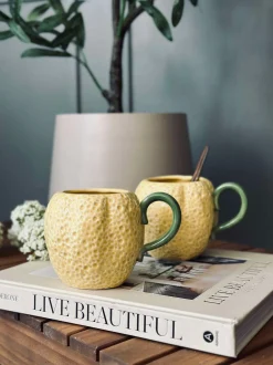 VIAMAJA Krus, Kopper Og Glas|Porcelæn Og Stentøj<Krus Citron