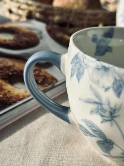 VIAMAJA Krus, Kopper Og Glas<Krus Flora Blå