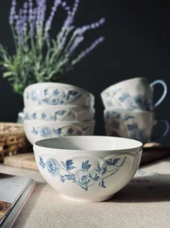 VIAMAJA Krus, Kopper Og Glas<Krus Flora Blå