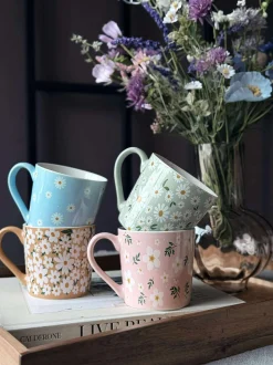 VIAMAJA Krus, Kopper Og Glas|Porcelæn Og Stentøj<Krus i flotte farver - Flower