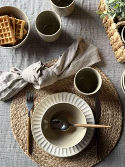 VIAMAJA Krus, Kopper Og Glas|Porcelæn Og Stentøj<Krus Lydia keramik - Sæt med 4 stk Beige