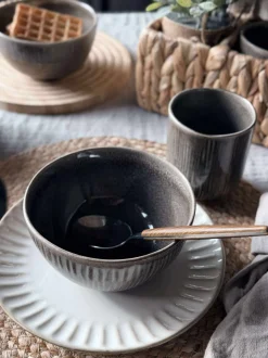 VIAMAJA Krus, Kopper Og Glas|Porcelæn Og Stentøj<Krus Lydia keramik - Sæt med 4 stk
