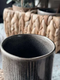 VIAMAJA Krus, Kopper Og Glas|Porcelæn Og Stentøj<Krus Lydia keramik - Sæt med 4 stk