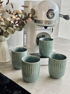 VIAMAJA Krus, Kopper Og Glas|Porcelæn Og Stentøj<Krus Stentøj – Pakke med 4 stk - Flere farver