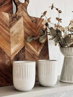 VIAMAJA Krus, Kopper Og Glas|Porcelæn Og Stentøj<Krus Stentøj – Pakke med 4 stk - Flere farver