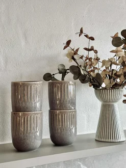 VIAMAJA Krus, Kopper Og Glas|Porcelæn Og Stentøj<Krus Stentøj – Pakke med 4 stk - Flere farver