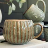 VIAMAJA Krus, Kopper Og Glas|Porcelæn Og Stentøj<Krus VIGA Strib - Grå / brun