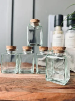 VIAMAJA Køkken Opbevaring<Krydderiglas m. kork 80ml – pakke med 6 stk