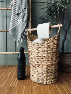 VIAMAJA Tilbehør Til Badeværelse<Kurv m. toiletpapirholder – Lys Natur