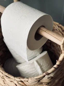 VIAMAJA Tilbehør Til Badeværelse<Kurv m. toiletpapirholder – Lys Natur
