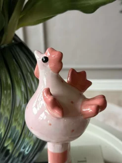 VIAMAJA Interiør|Pynte Genstande<Kylling med lange ben - Pink