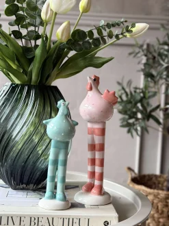 VIAMAJA Interiør|Pynte Genstande<Kylling med lange ben - Pink
