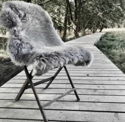 VIAMAJA Korthåret<Lammeskind - Lys - Grå fra New Zealand
