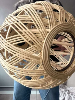 VIAMAJA Lamper<Lampe - rattan - Dia 35 cm