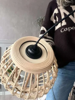 VIAMAJA Lamper<Lampe Bambus - Dia 28 cm
