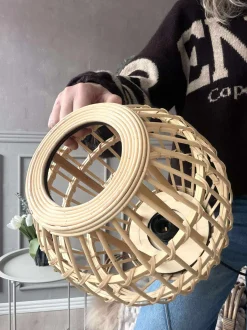 VIAMAJA Lamper<Lampe Bambus - Dia 28 cm