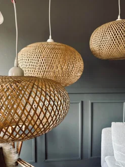 VIAMAJA Lamper<Lampe bambus - Dia 35cm