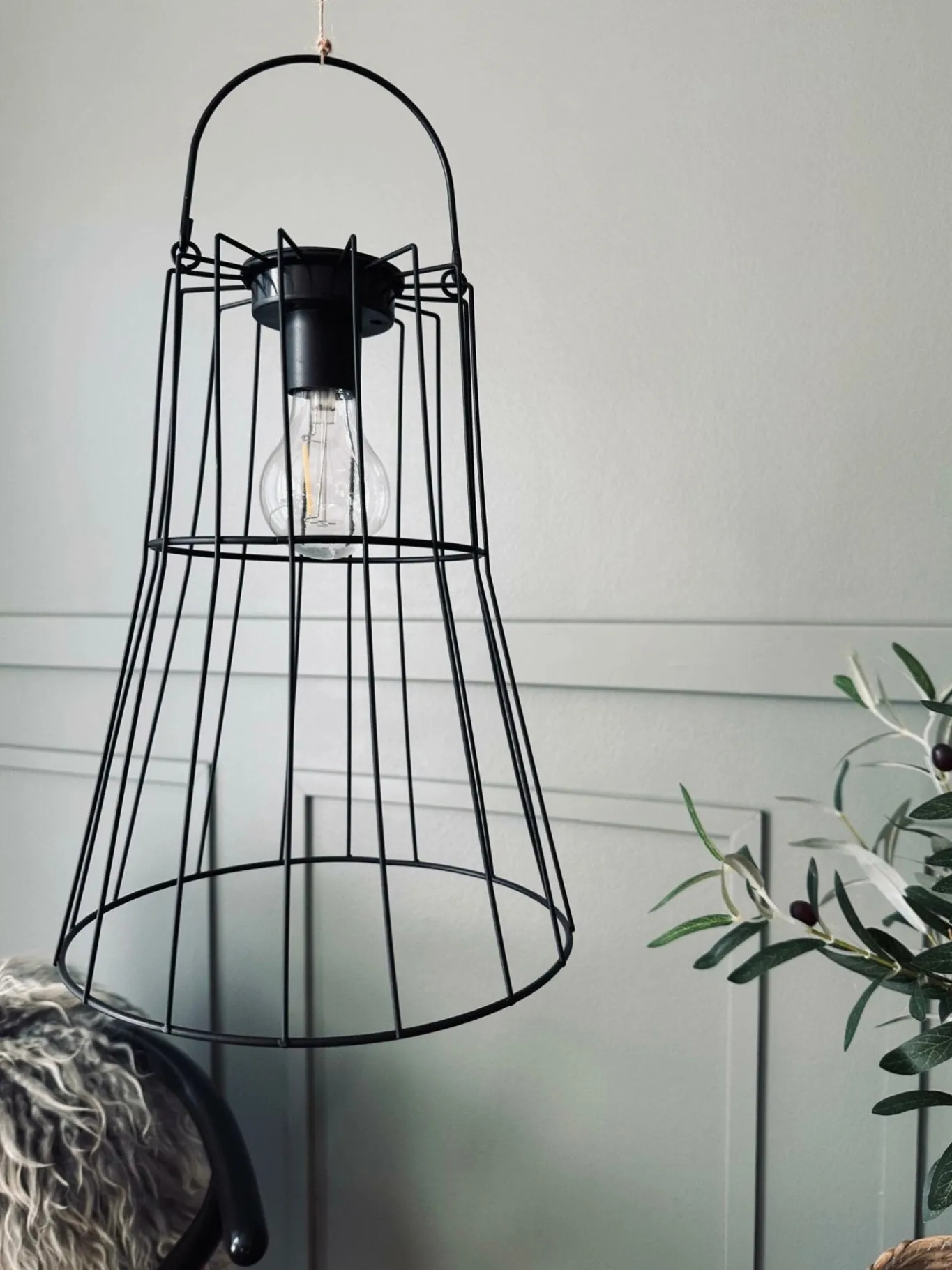 VIAMAJA Udendørs Led|Led Solceller<Lampe med solceller – Black metal