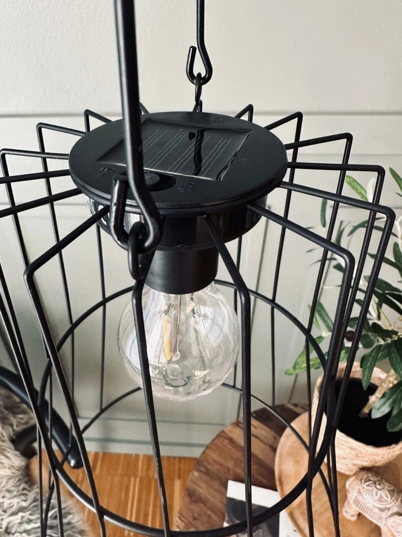 VIAMAJA Udendørs Led|Led Solceller<Lampe med solceller – Black metal