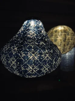 VIAMAJA Lys Og Led|Udendørs Led<Lampe med solceller Pear – SUMMER BLUE