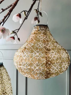 VIAMAJA Lys Og Led|Udendørs Led<Lampe med solceller Pear - SUMMER GOLD