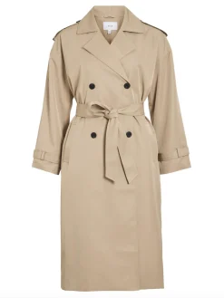 VIAMAJA Jakker<Lang trenchcoat - Savannah Tan