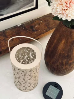 VIAMAJA Lys Og Led|Udendørs Led<Lanterne DELI m. Solceller – Beige