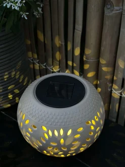 VIAMAJA Lys Og Led|Udendørs Led<Lanterne FIONA Solar - Beige