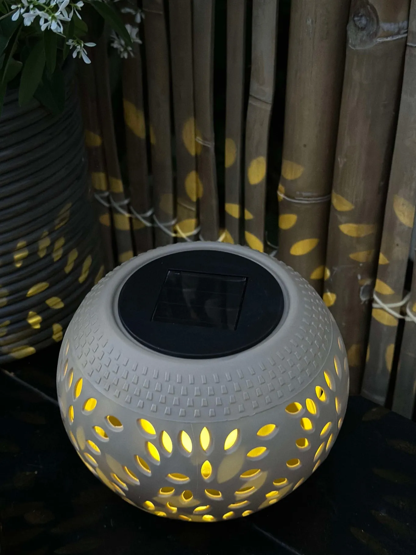 VIAMAJA Lys Og Led|Udendørs Led<Lanterne FIONA Solar - Beige