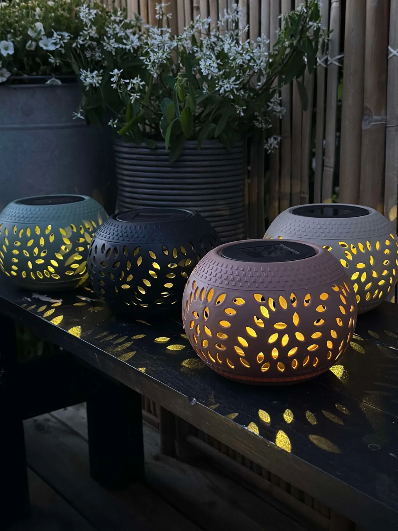 VIAMAJA Lys Og Led|Udendørs Led<Lanterne FIONA Solar - Old rose