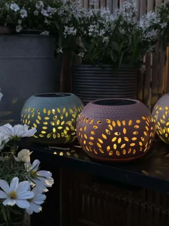 VIAMAJA Lys Og Led|Udendørs Led<Lanterne FIONA Solar - Old rose