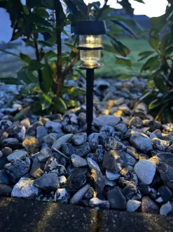 VIAMAJA Lys Og Led|Udendørs Led<Lanterne m. Effekt – Solceller – Tilbud 2 stk