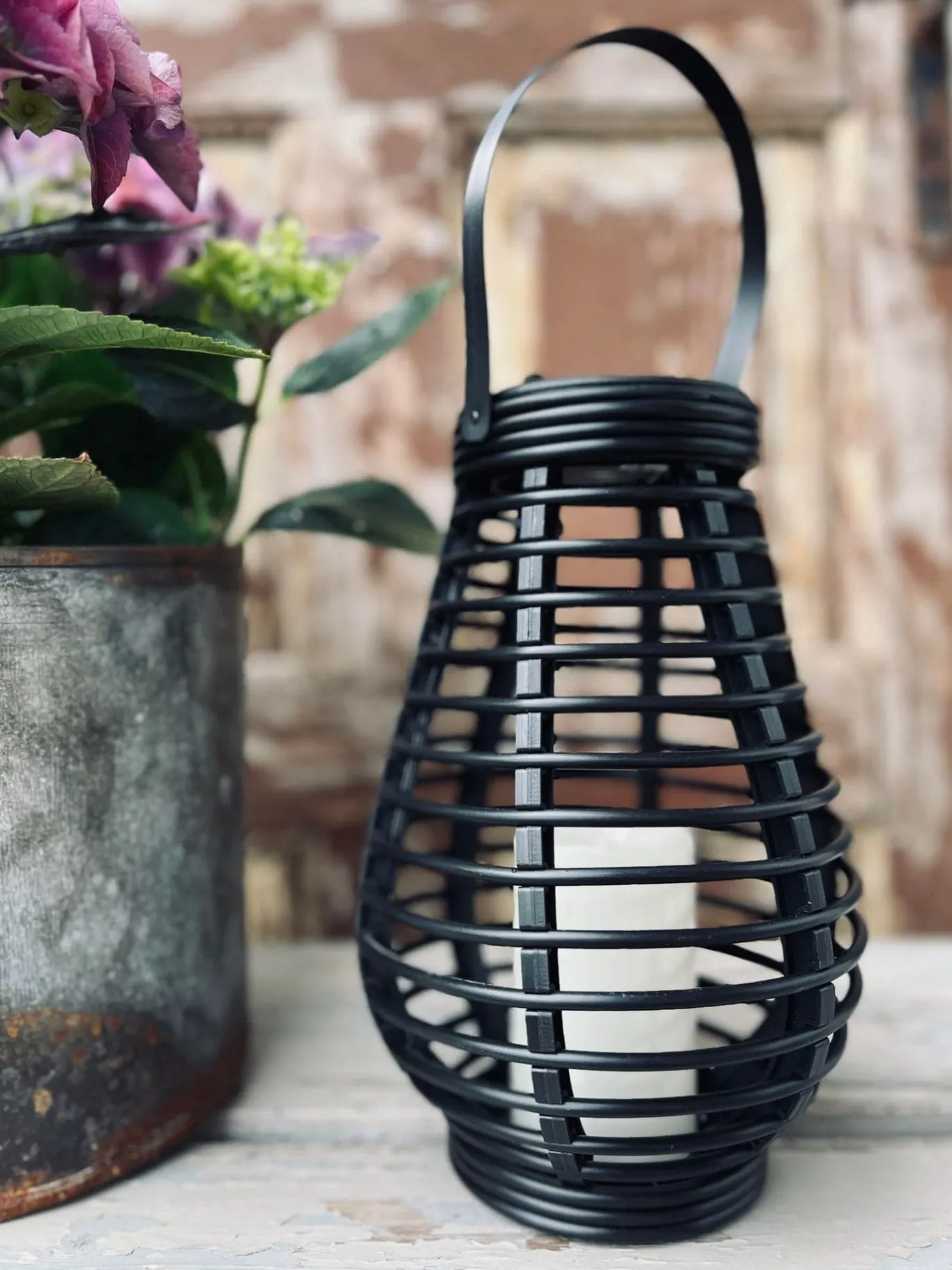 VIAMAJA Lys Og Led|Udendørs Led<Lanterne med solceller - BLACK VIXA