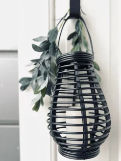 VIAMAJA Lys Og Led|Udendørs Led<Lanterne med solceller - BLACK VIXA