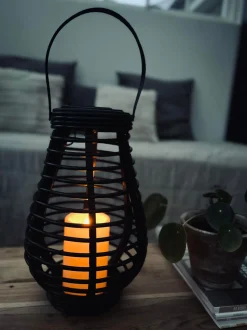 VIAMAJA Lys Og Led|Udendørs Led<Lanterne med solceller - BLACK VIXA