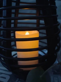 VIAMAJA Lys Og Led|Udendørs Led<Lanterne med solceller - BLACK VIXA