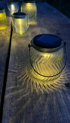 VIAMAJA Lys Og Led|Udendørs Led<Lanterne med solceller – Fiona green