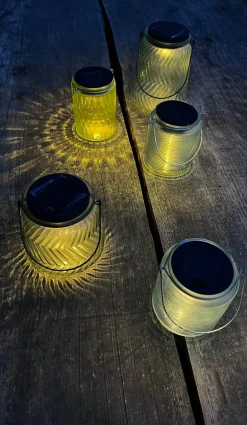 VIAMAJA Lys Og Led|Udendørs Led<Lanterne med solceller – Fiona green