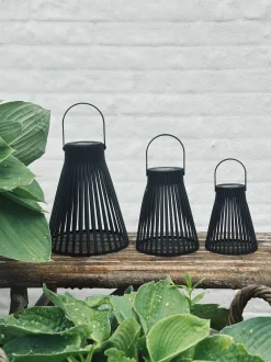 VIAMAJA Lys Og Led|Udendørs Led<Lanterne med solceller - GARDEN BLACK 14cm