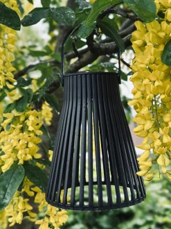 VIAMAJA Lys Og Led|Udendørs Led<Lanterne med solceller - GARDEN BLACK 14cm