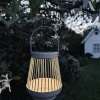 VIAMAJA Lys Og Led|Udendørs Led<Lanterne med solceller - Hvid metal