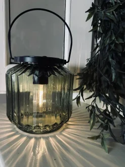 VIAMAJA Lys Og Led|Udendørs Led<Lanterne med solceller – Wilma Grøn