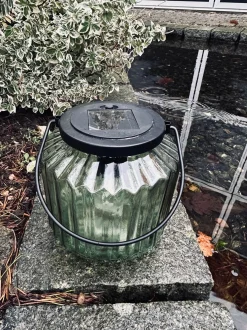 VIAMAJA Lys Og Led|Udendørs Led<Lanterne med solceller – Wilma Grøn