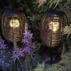 VIAMAJA Lys Og Led|Udendørs Led<Lanterne på spyd Black - Solar