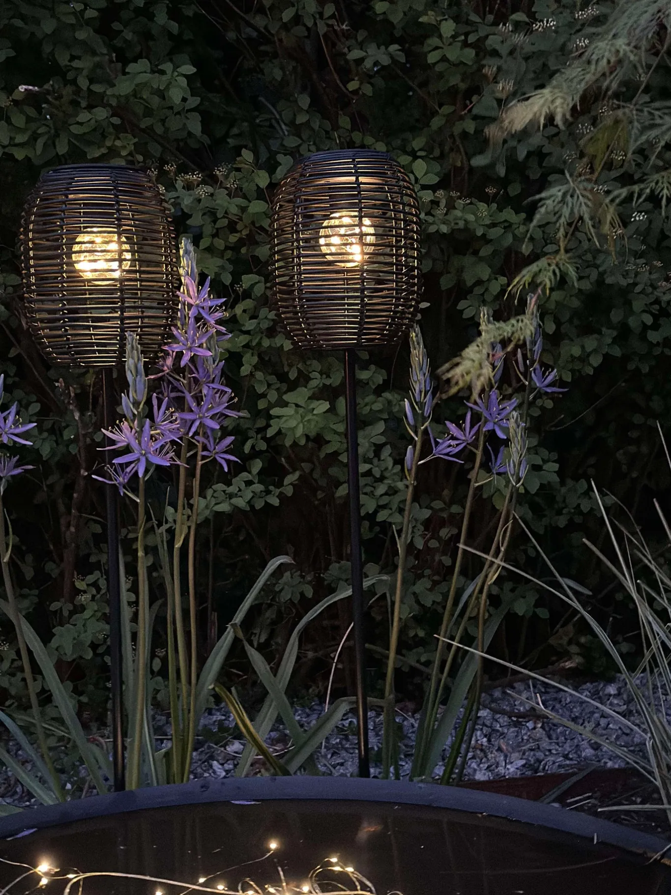 VIAMAJA Lys Og Led|Udendørs Led<Lanterne på spyd Black - Solar