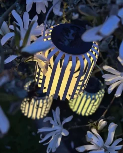 VIAMAJA Lys Og Led|Udendørs Led<Lanterne VILA m. Solceller – Beige metal